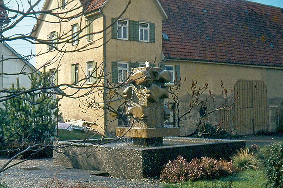 Abb. 2: Fischbrunnen im Jahr 1973
